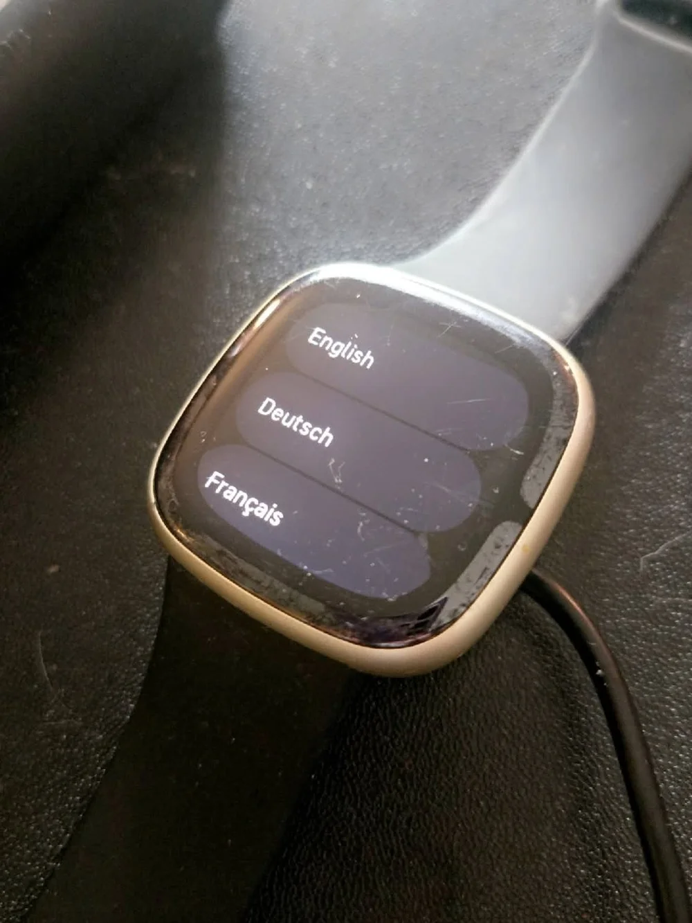 Fitbit Black Smartwatch with Black Band